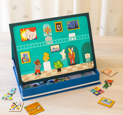 Magnetic Play Scene: My Museum