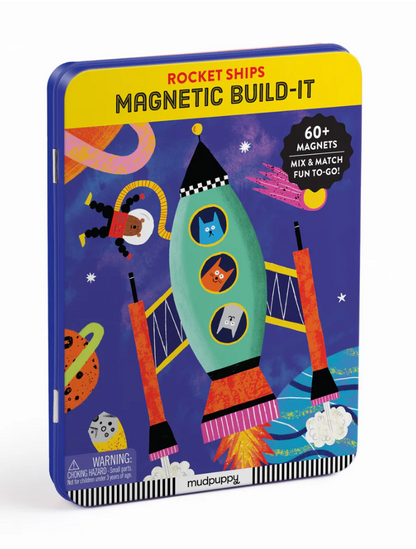 Rocket Ships Magnetic Build-it