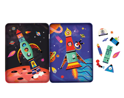Rocket Ships Magnetic Build-it