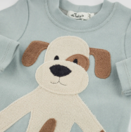 Natural Puppy Sea- Two Piece Set