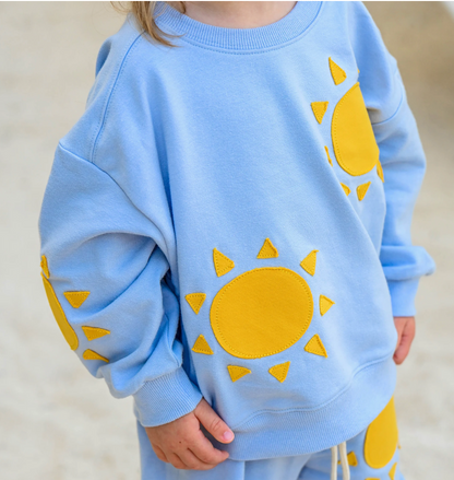 Charlie Sweatshirt Sun - Periwinkle