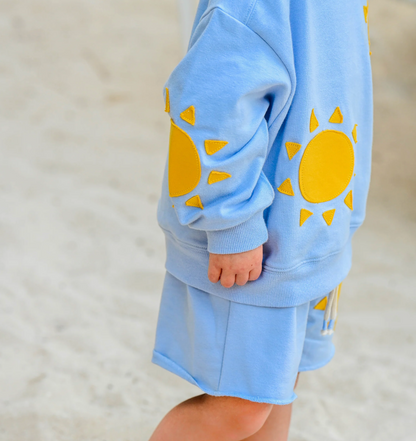 Charlie Sweatshirt Sun - Periwinkle