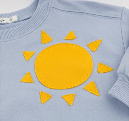 Charlie Sweatshirt Sun - Periwinkle