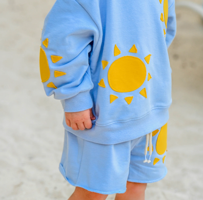 Charlie Roll-Edge Shorts Sun- Periwinkle