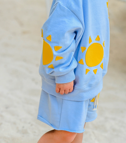 Charlie Roll-Edge Shorts Sun- Periwinkle