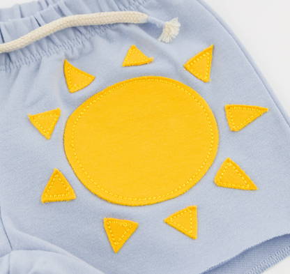 Charlie Roll-Edge Shorts Sun- Periwinkle