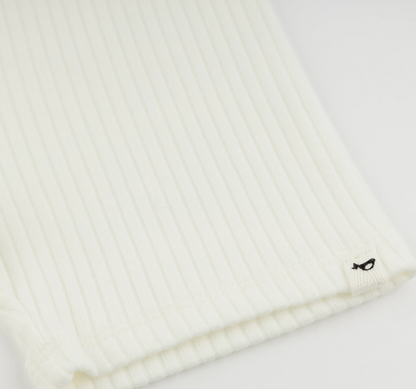 Wide Rib Biker Short - Cream