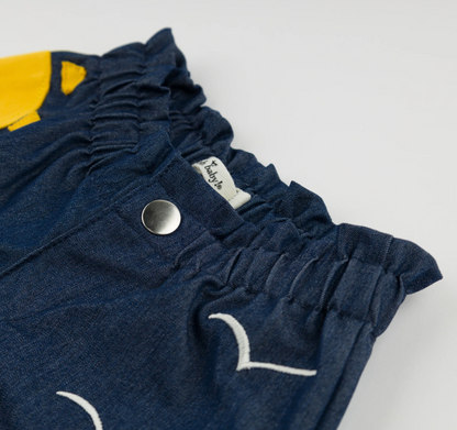 Emerson Lyocell Denim Shorts - Sunny Dark Wash