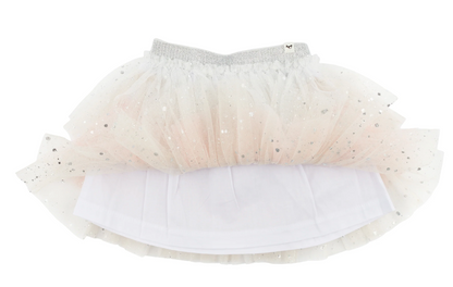 Silver Fleck Ombre Layered Tutu Skirt