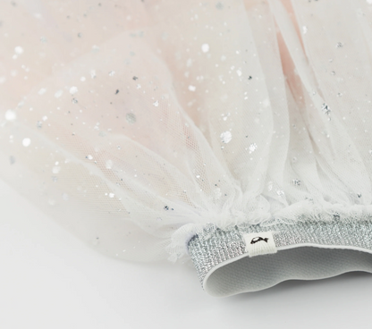 Silver Fleck Ombre Layered Tutu Skirt