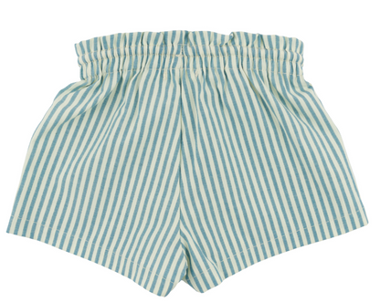 Cabana Ric Rac Libby Pocket Shorts- Faded Ocean
