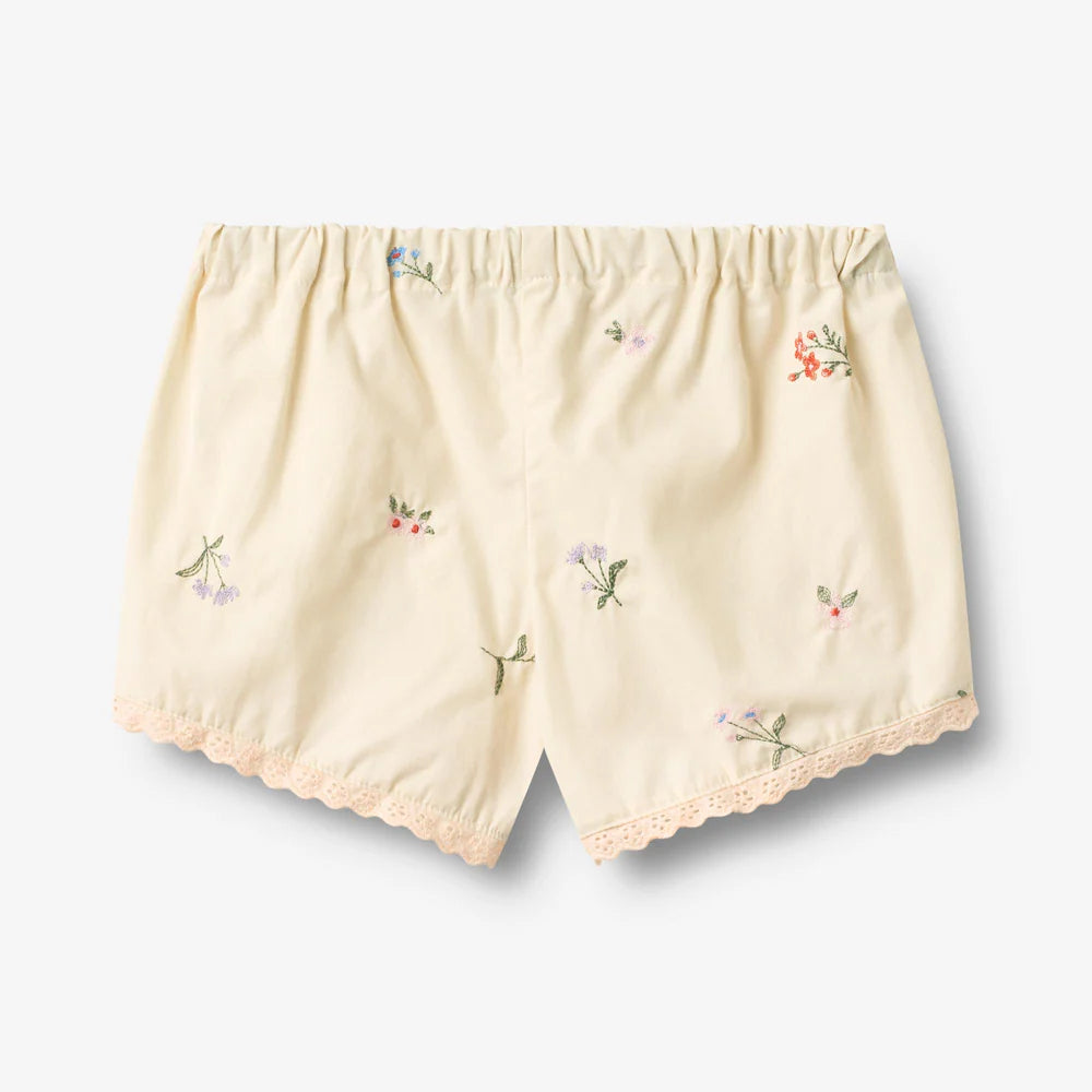 Shorts Lace Inger Embroidered