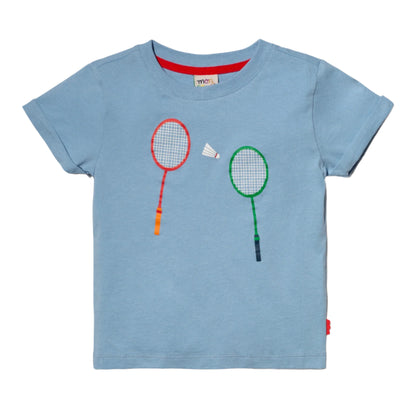 Recycled Cotton Badminton Kid T-Shirt