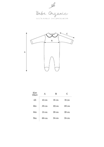 Bebe Apple Collar Overall Natural Pointelle