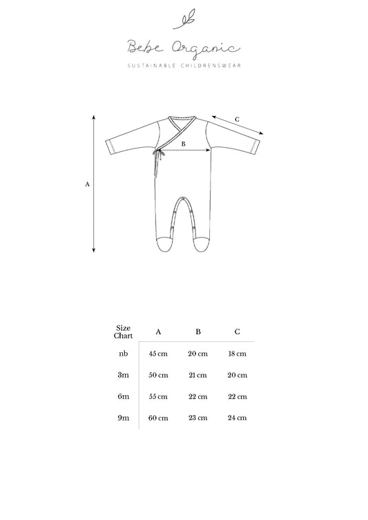 Aaron Wrap Overall Blue Branch