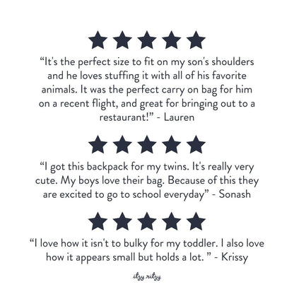 Itzy Bitzy Bag™ Toddler Backpack-Check Yes!
