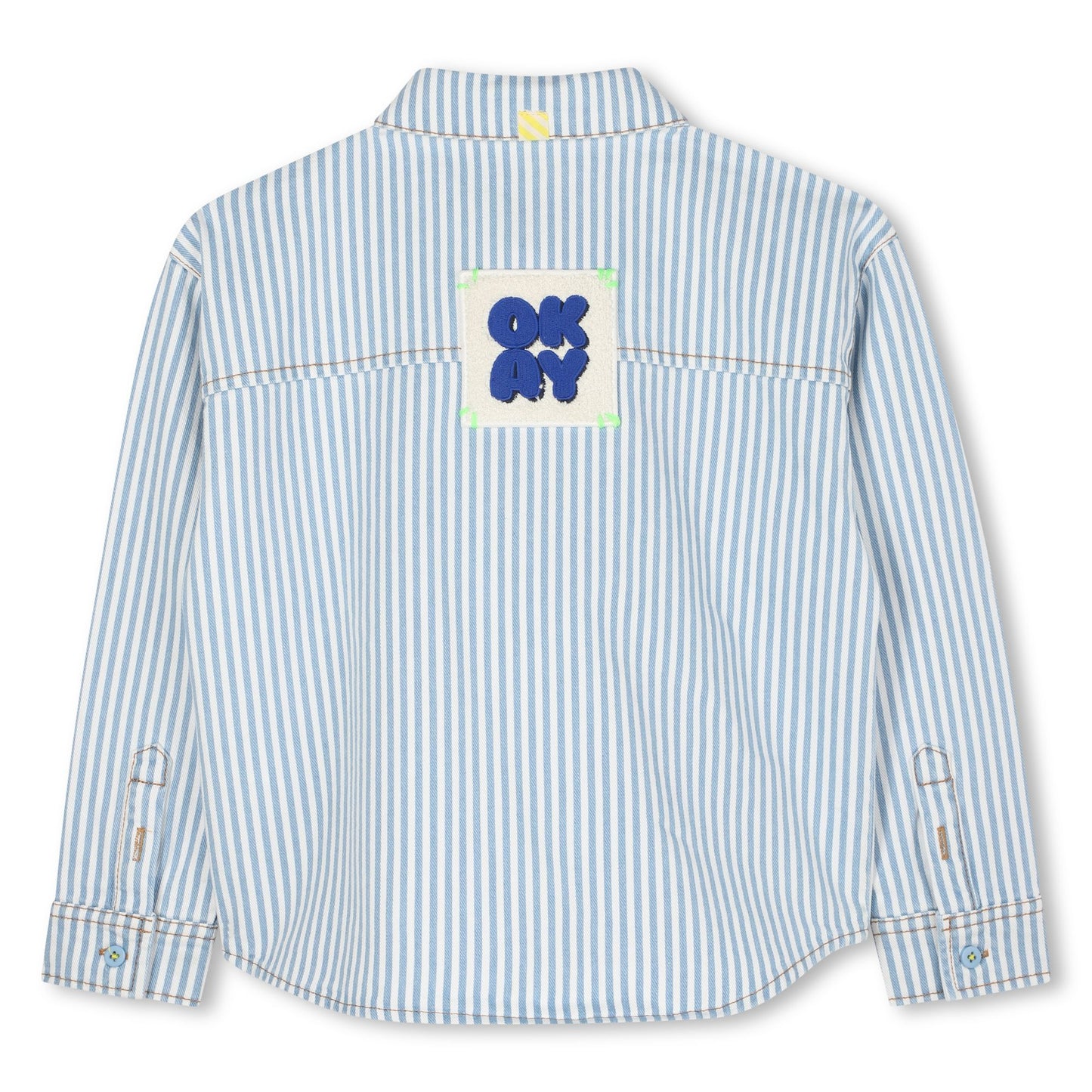 Okay Striped Button Down Shirt