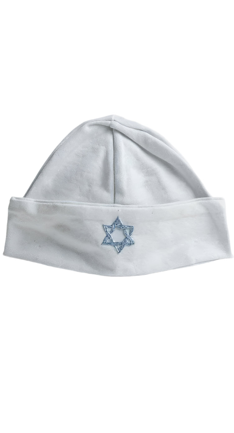 Star of David- Blue - Tat w/ Piping Trim