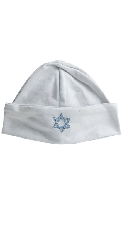Star of David- Blue - Tat w/ Piping Trim