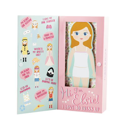 Wooden Magnetic Dress Up Doll - Elsie