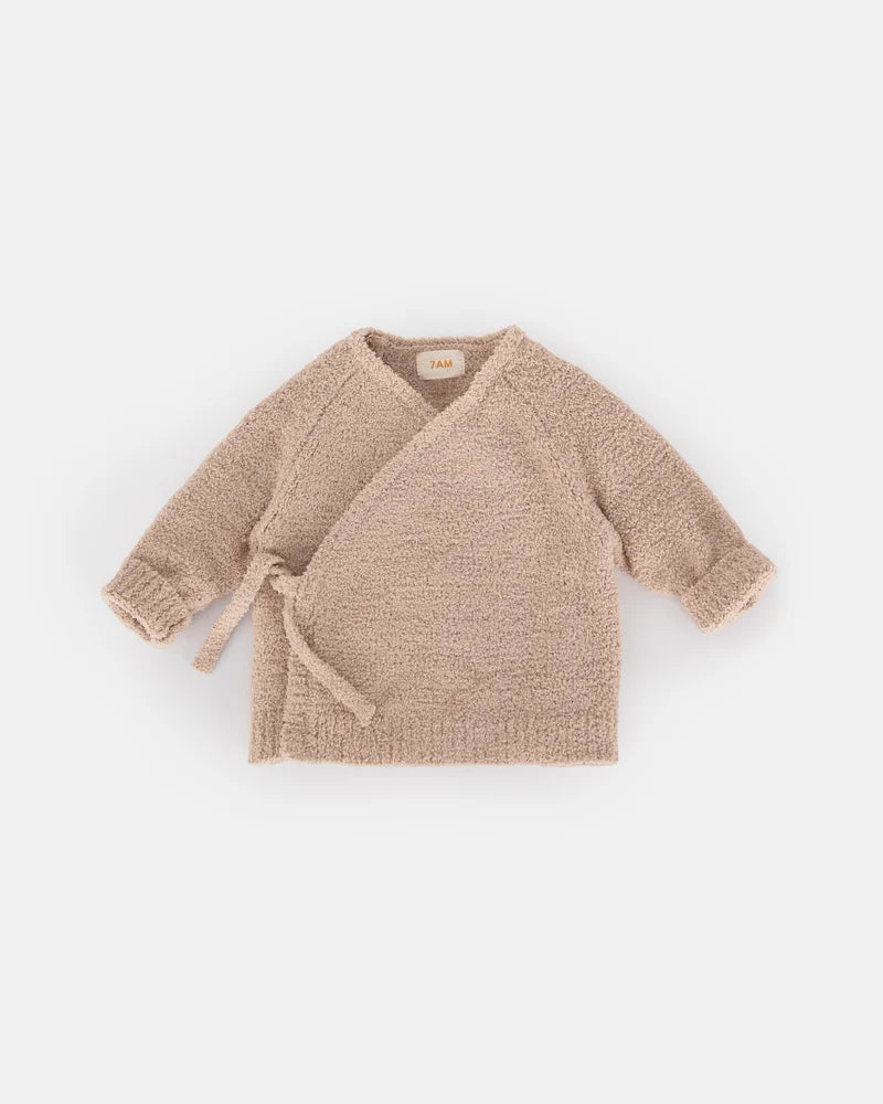 Fuzzy Wrap Top Pecan