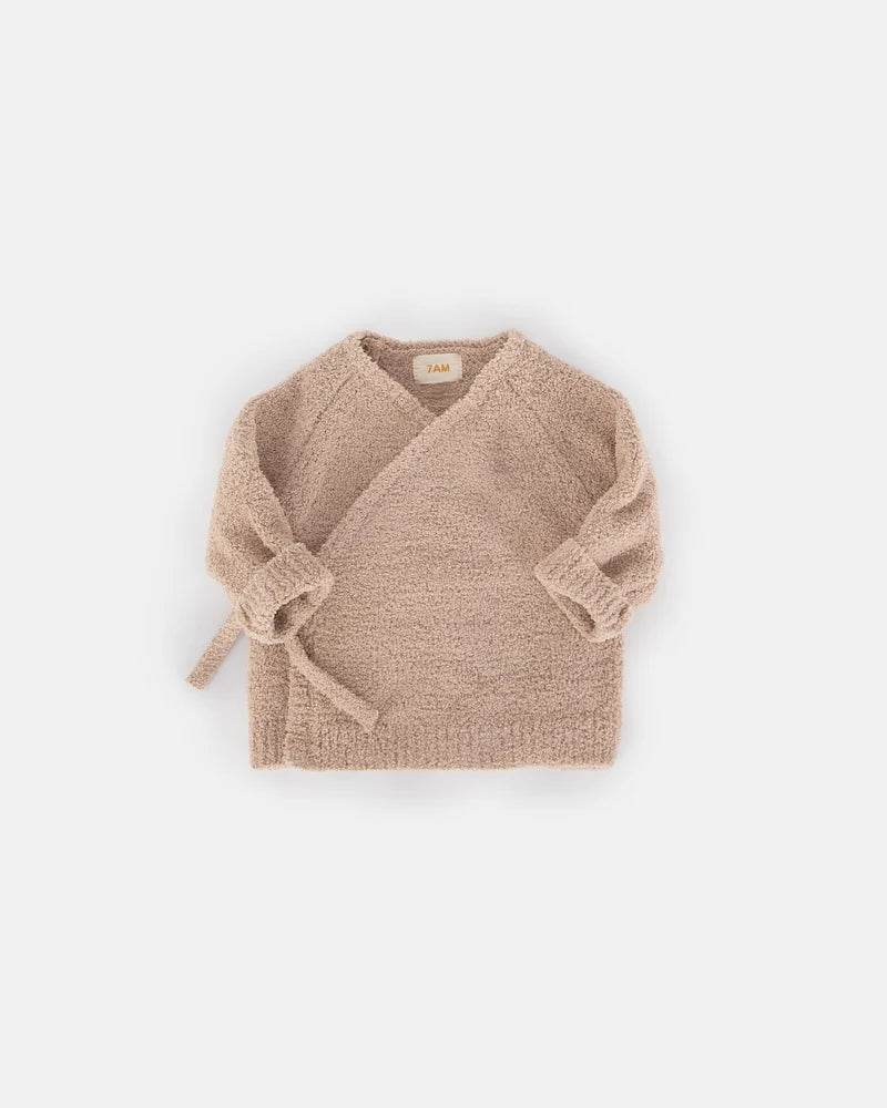 Fuzzy Wrap Top Pecan