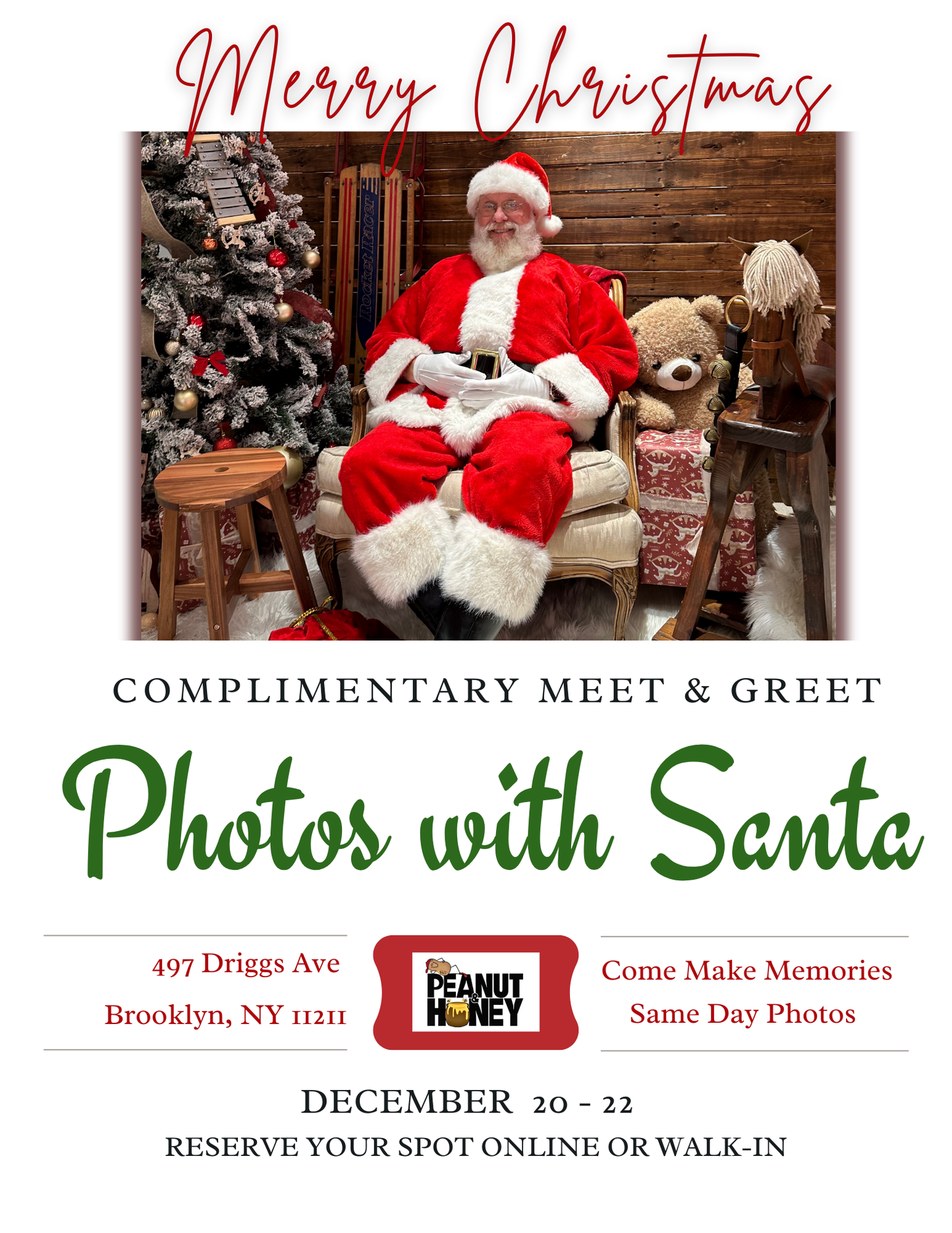 Photos with Santa