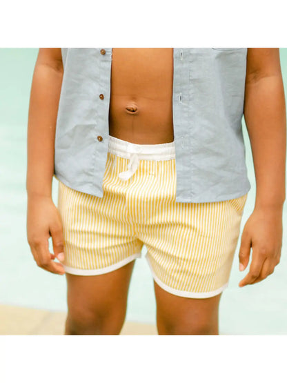 The Sea Short - Classic Stripe Sand