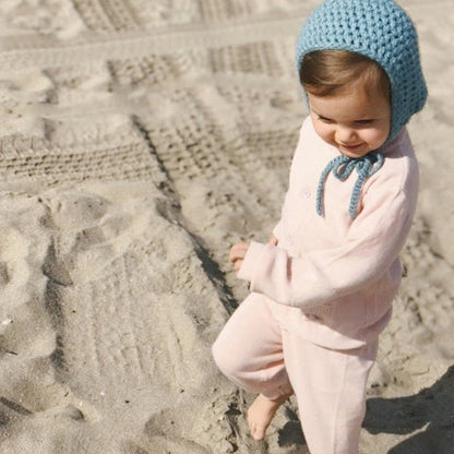 Milan Knit Pants with Pocket- Blush