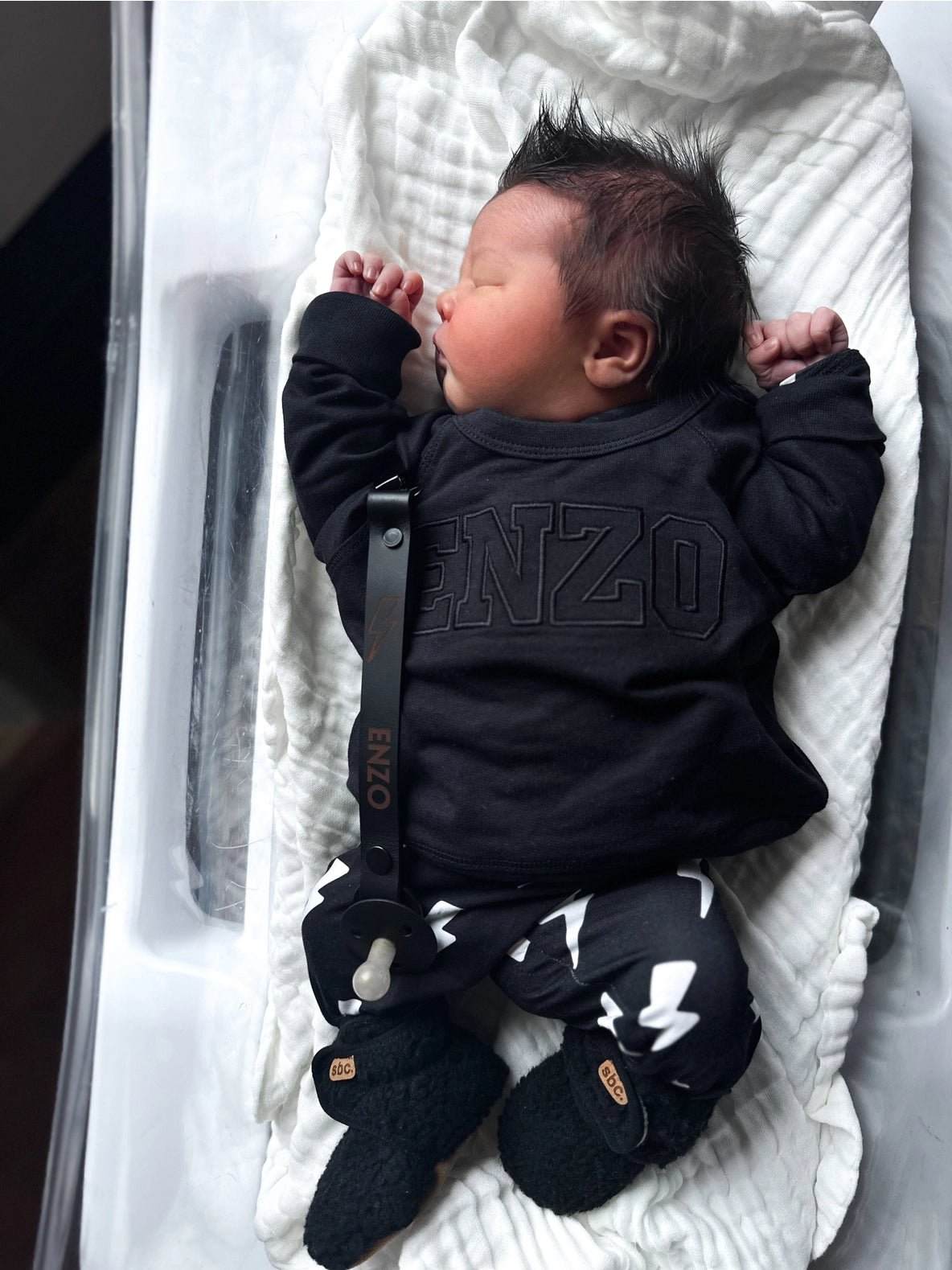 The Newborn Sherpa Bootie — Jett