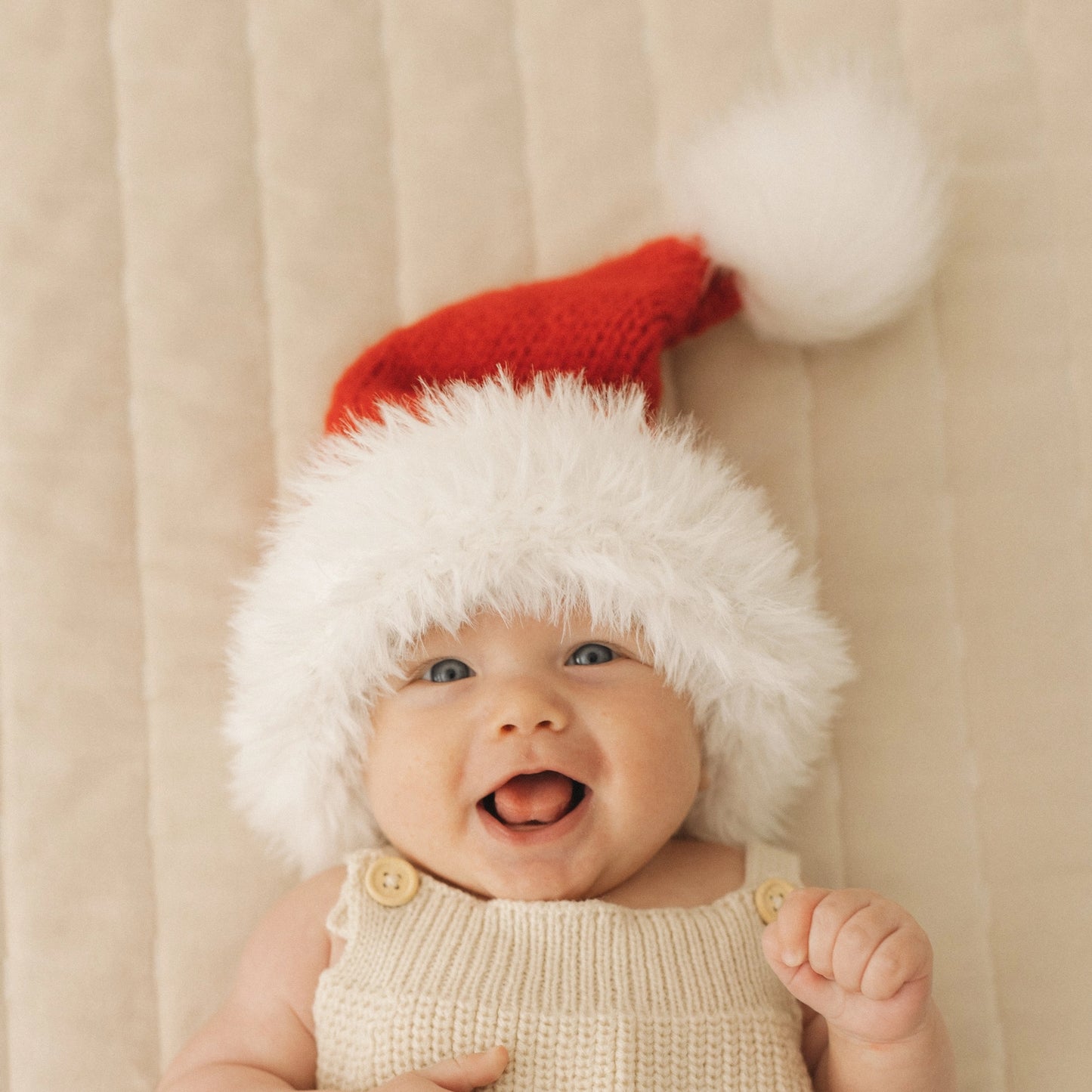 Furry Santa Beanie Hat