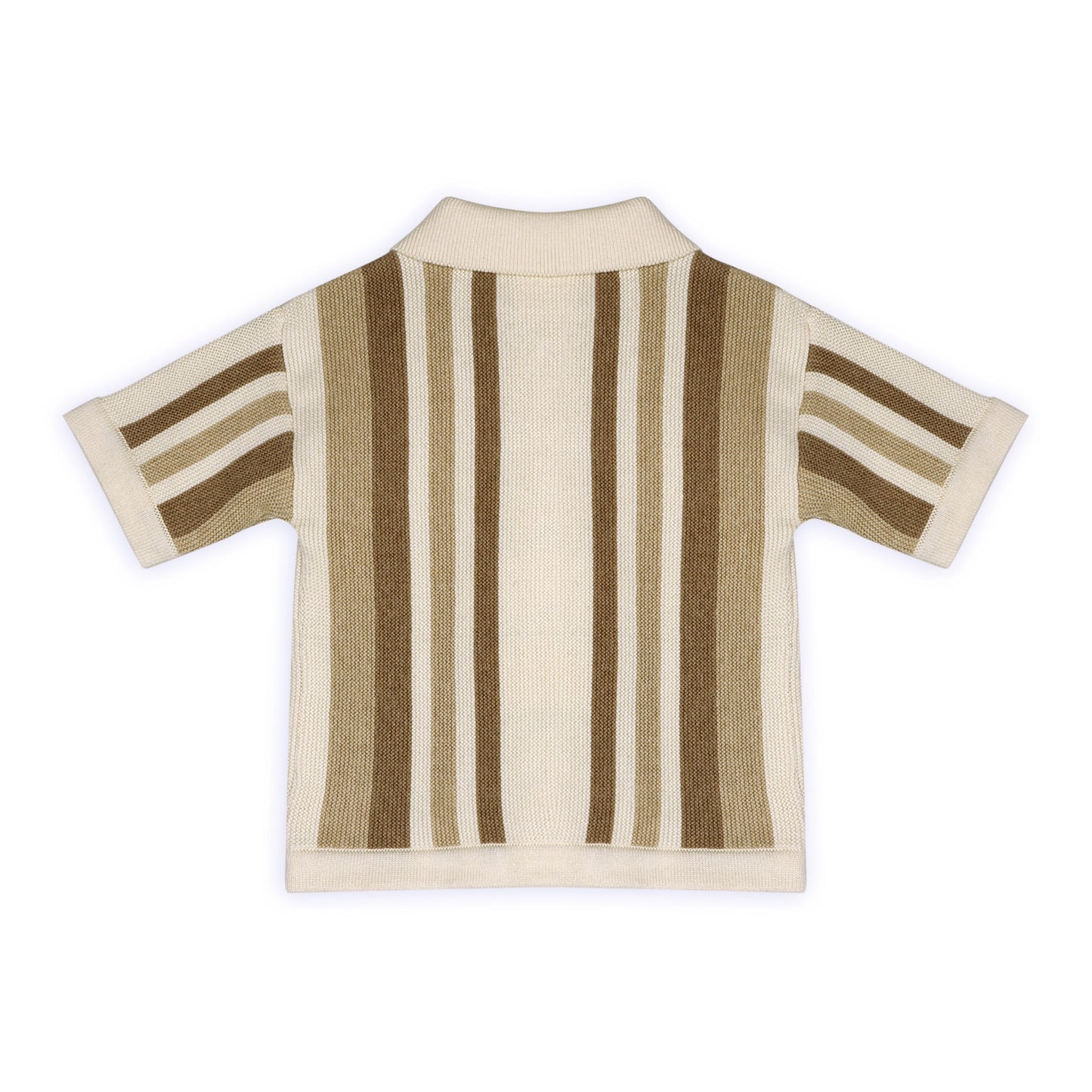Archie Textured Stripe Baby Shirt And Shorts Set