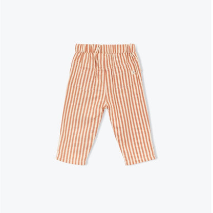 Baby Striped Pants Brown