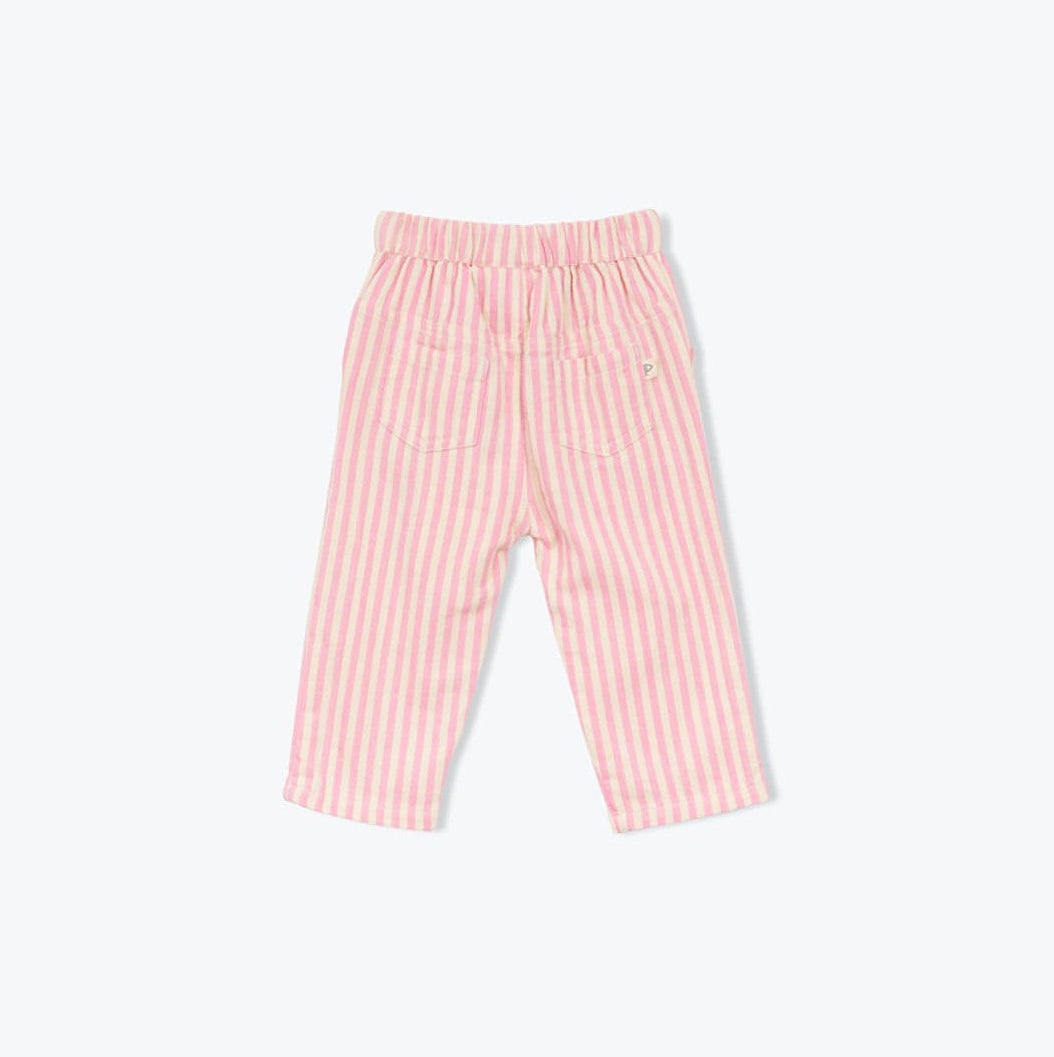 Baby Striped Pants Pink