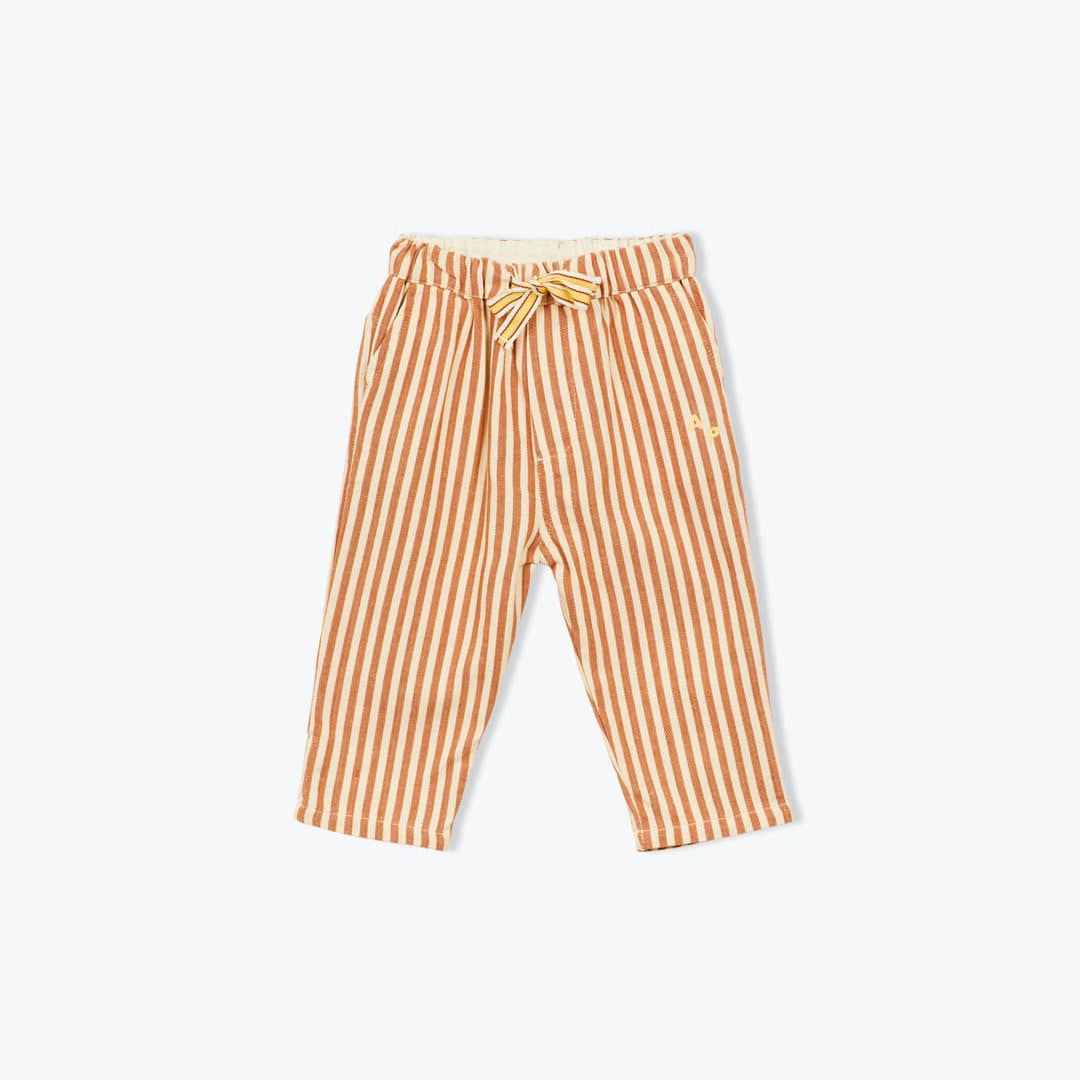 Baby Striped Pants Brown