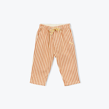 Baby Striped Pants Brown