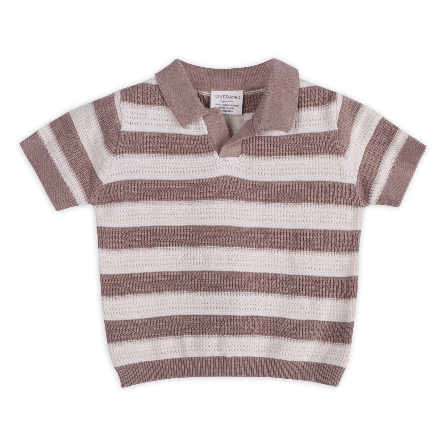Oliver Textured Baby Polo And Shorts Set