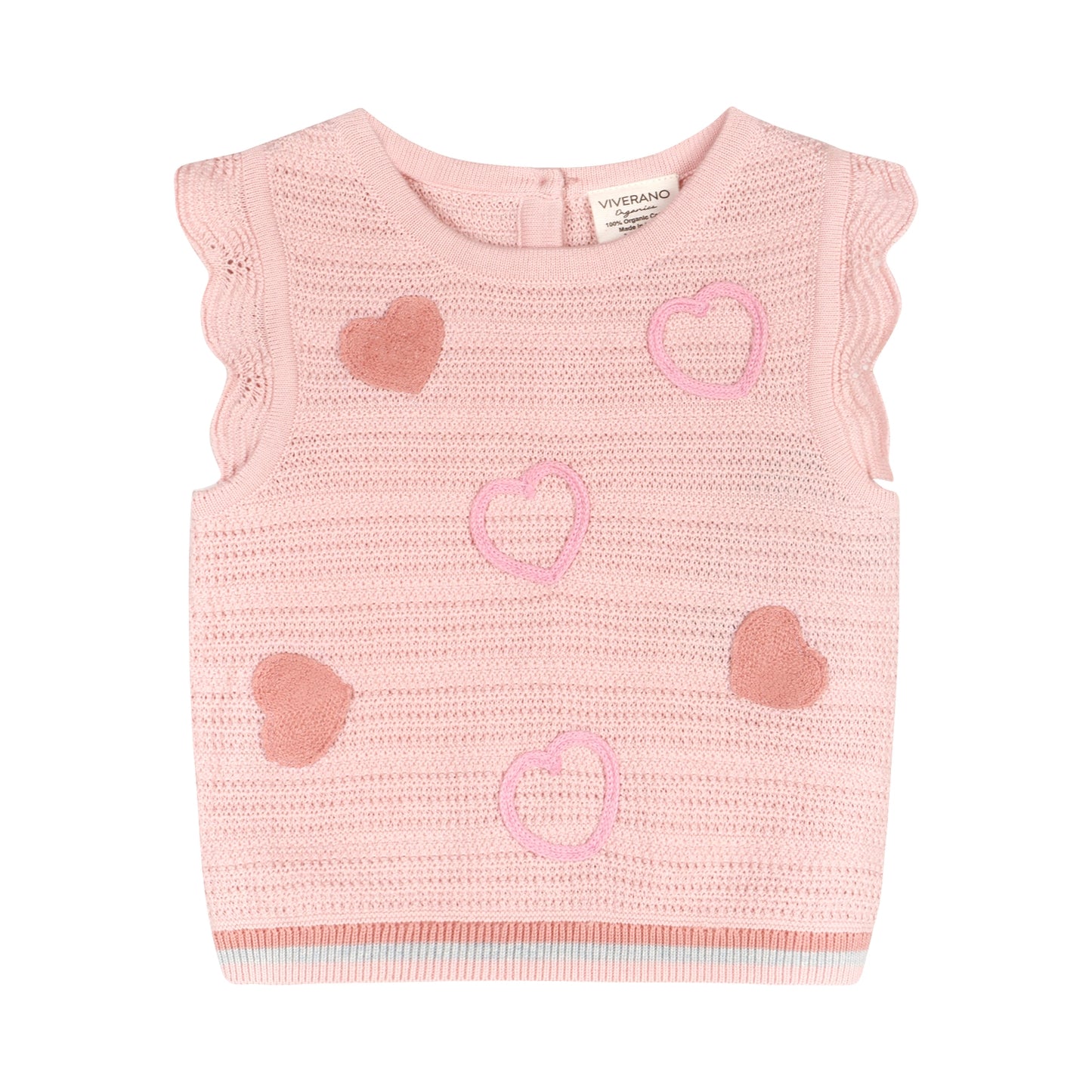 Olivia Hearts Baby Tank And Shorts Set
