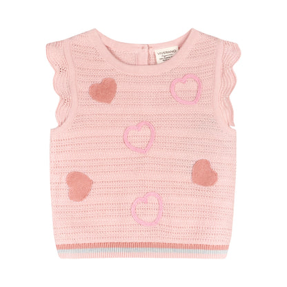 Olivia Hearts Baby Tank And Shorts Set