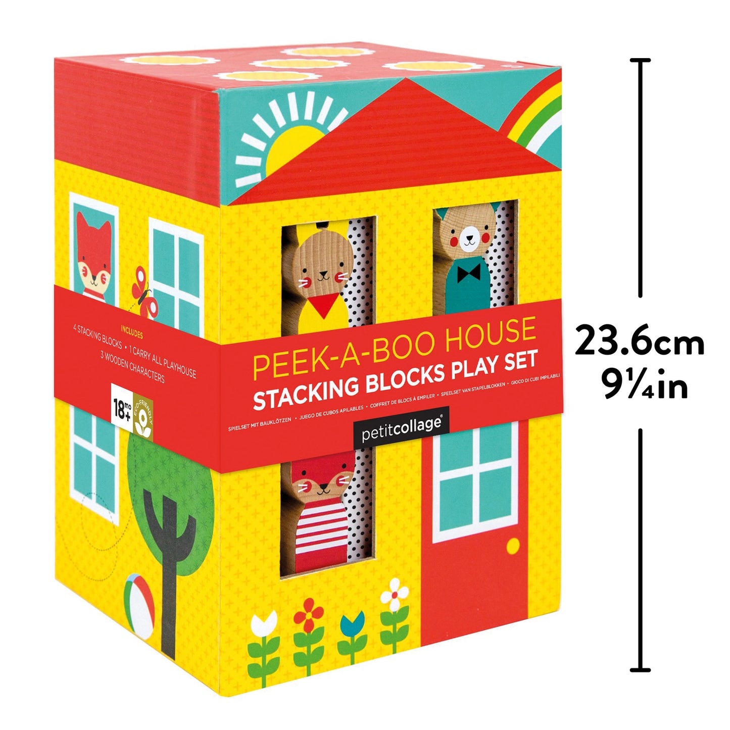 Peek-A-Boo House Stacking Blocks Play Set