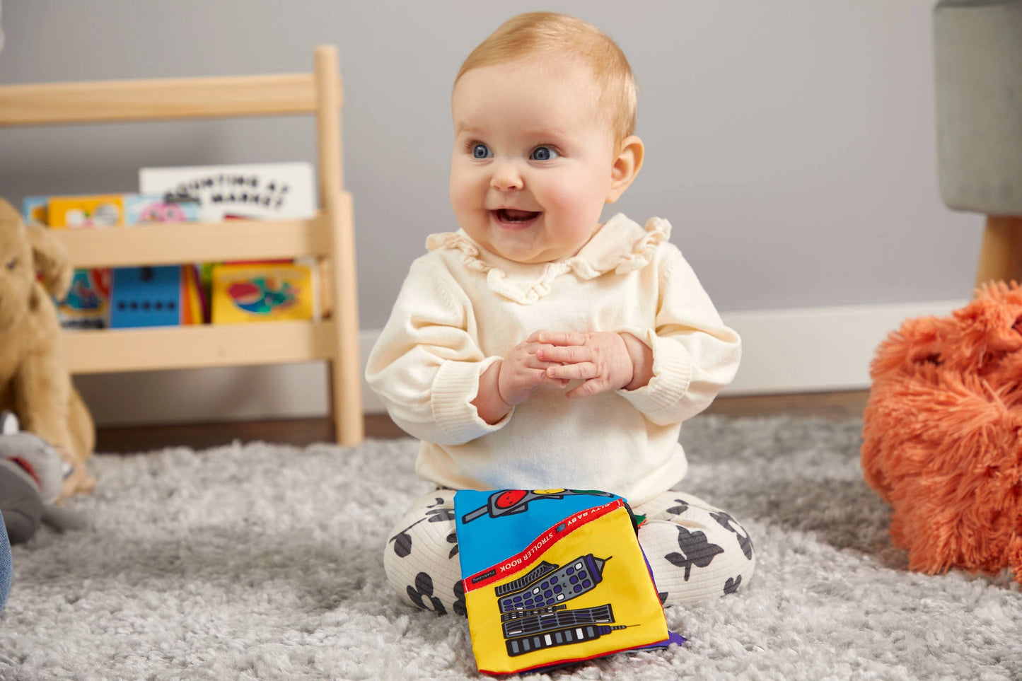 Crinkle Fabric Stroller Book