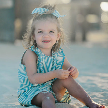 Cabana Ric Rac Libby Pocket Shorts- Faded Ocean