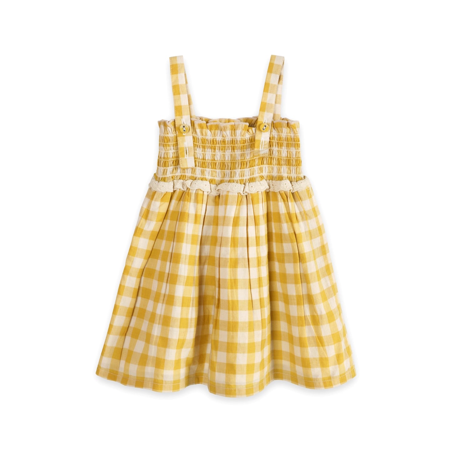 Bonnie Gingham Smocked Baby Dress And Bloomer