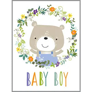 Gift Enclosures - Baby Boy Bear