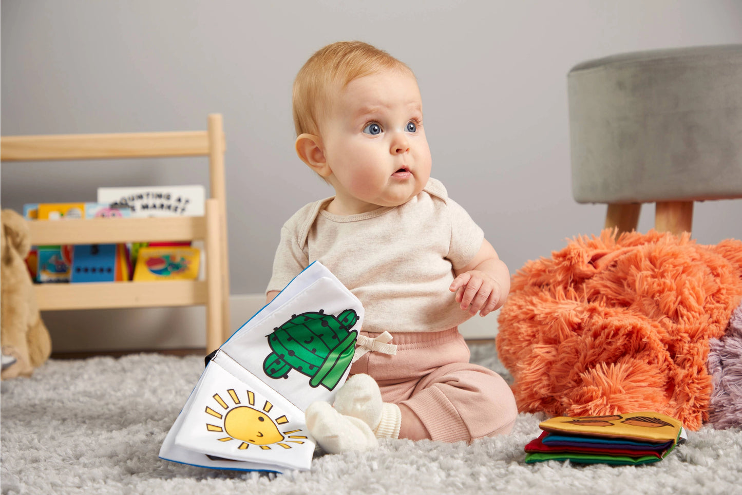 Crinkle Fabric Stroller Book