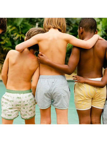 The Sea Short - Classic Stripe Sand