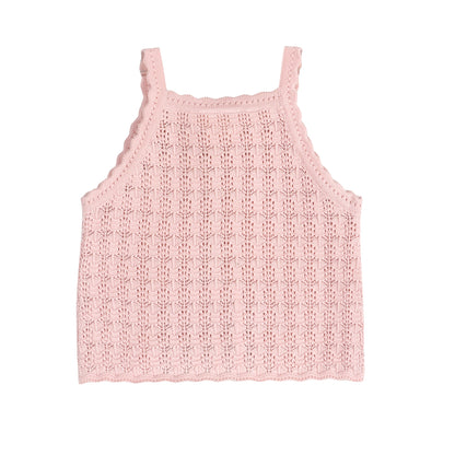 Nyla Textured Baby Tank And Shorts Set