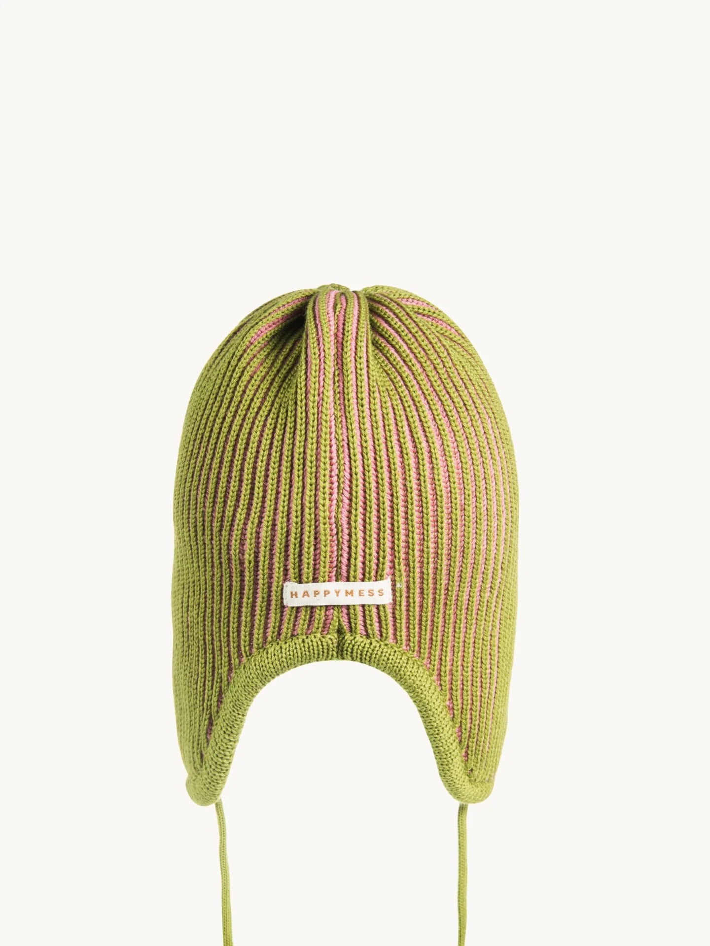 Merino Ribbed Knitted Pilot Cap