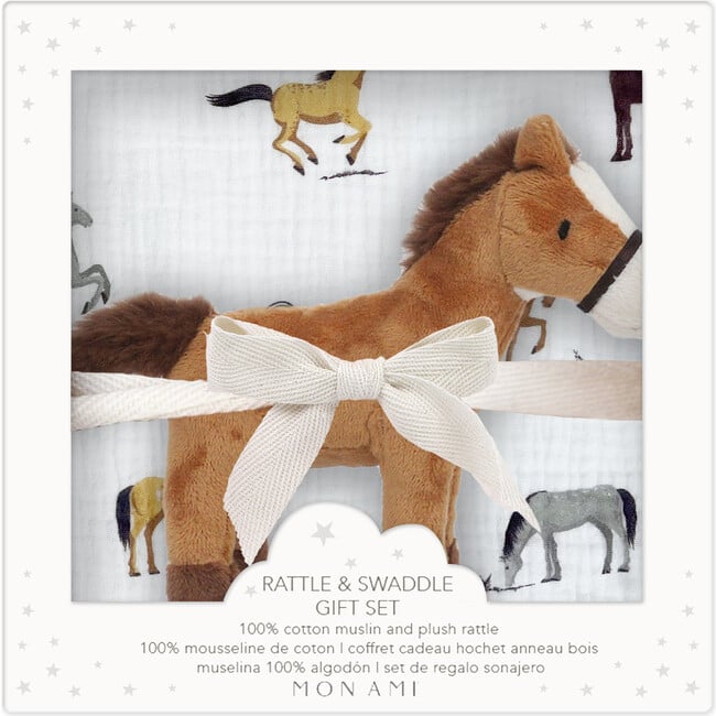 Chantilly Blanket & Rattle Gift Set