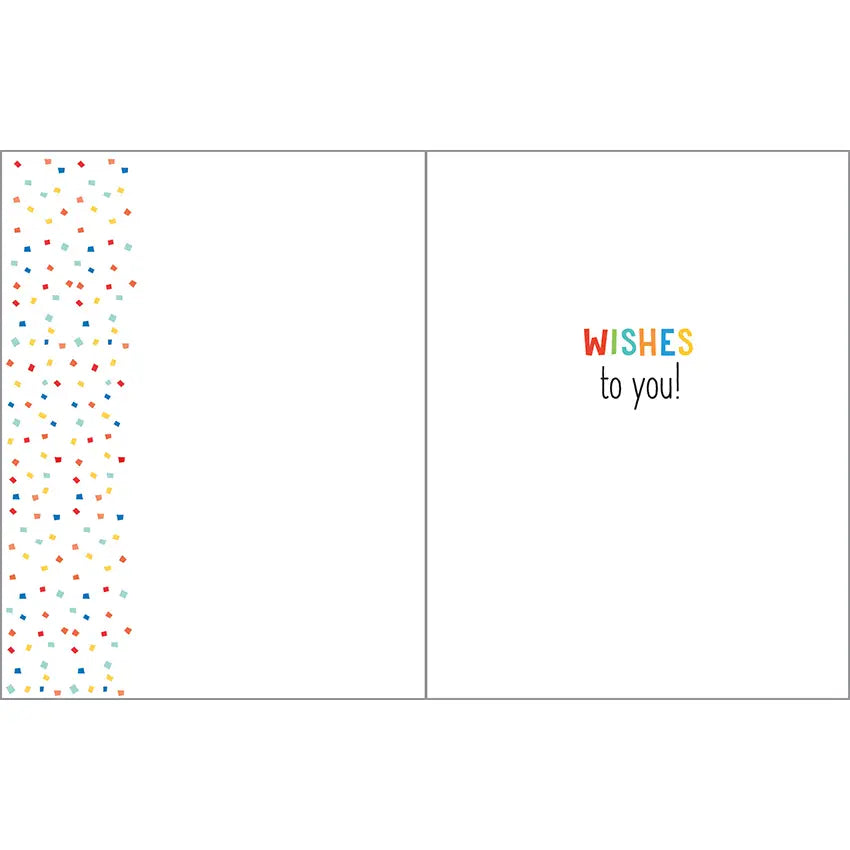 Birthday Greeting Card - Dot Cake